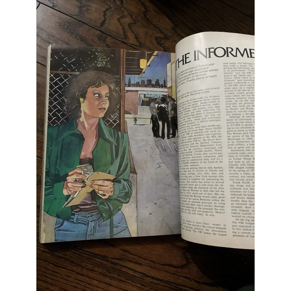 Vintage Cosmopolitan Magazine October 1977 Clotidle by Francesco Scavullo
